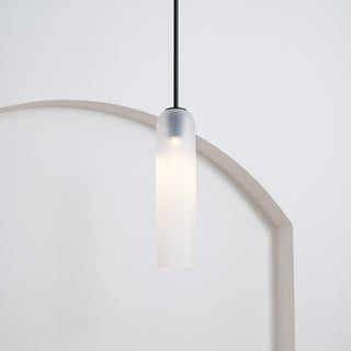Long Tube Glass Pendant Lamp