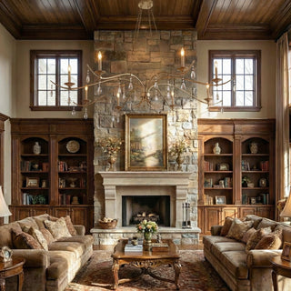 Lorelei Leaf Crystal Chandelier