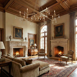 Lorelei Leaf Crystal Chandelier