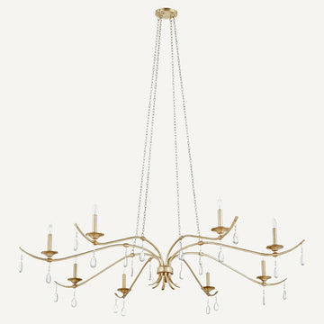 8 têtes : D 64″ x H 22″ / D 162,5cm x H 56cm