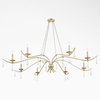 Lorelei Leaf Crystal Chandelier