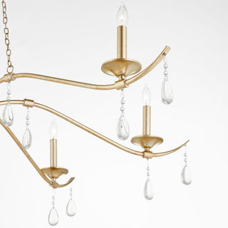 Lorelei Leaf Crystal Chandelier