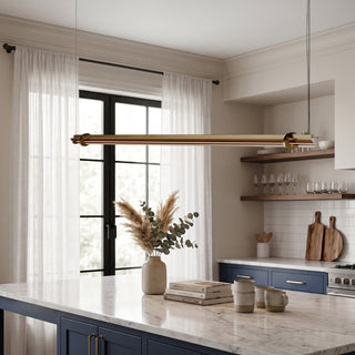 Lucan Prism Linear Pendant Light – detail 7