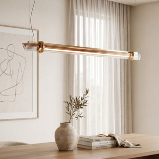 Lucan Prism Linear Pendant Light – detail 4