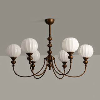 Lucerne Melon Globe Chandelier