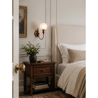 Lucerne Melon Globe Sconce