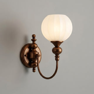 Lucerne Melon Globe Sconce