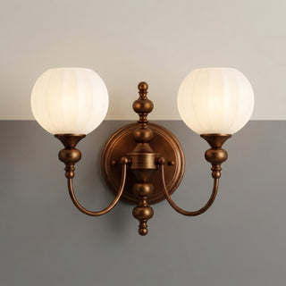 Lucerne Melon Globe Sconce