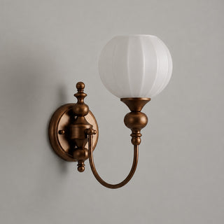 Lucerne Melon Globe Sconce