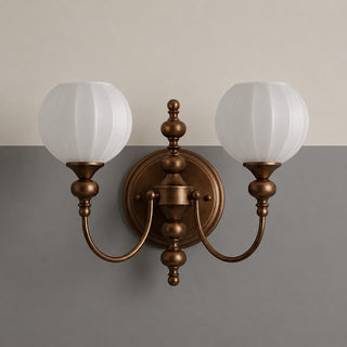 Lucerne Melon Globe Sconce