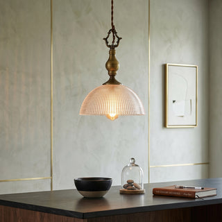 Lucien Prismatic Glass Pendant