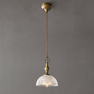 Lucien Prismatic Glass Pendant
