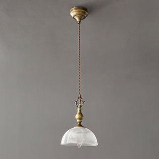 Lucien Prismatic Glass Pendant