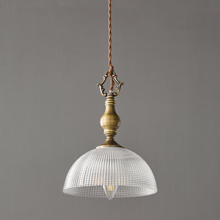 Lucien Prismatic Glass Pendant