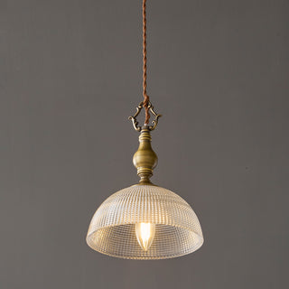 Lucien Prismatic Glass Pendant