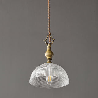 Lucien Prismatic Glass Pendant