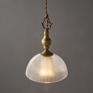Lucien Prismatic Glass Pendant