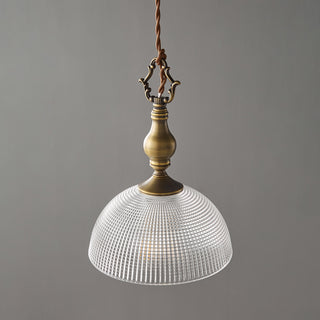Lucien Prismatic Glass Pendant