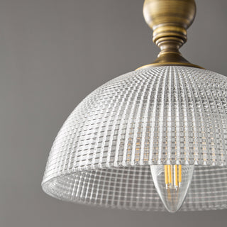 Lucien Prismatic Glass Pendant