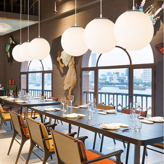 Lumiere Opal Glass Pendant Lamp
