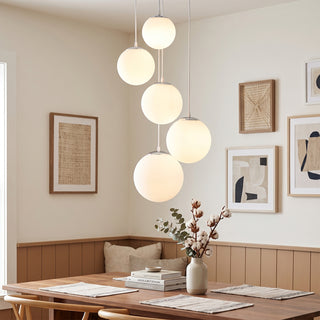 Lumiere Opal Glass Pendant Lamp