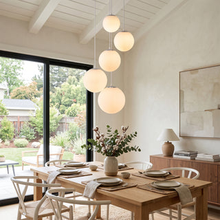 Lumiere Opal Glass Pendant Lamp