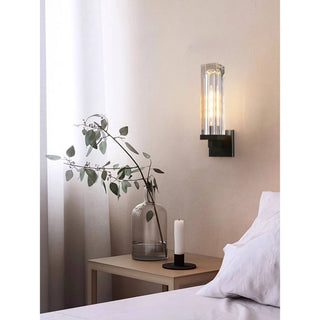 Luvent Crystal Pillar Sconce
