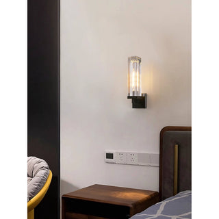 Luvent Crystal Pillar Sconce