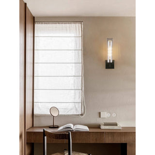 Luvent Crystal Pillar Sconce