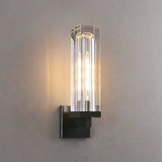 Luvent Crystal Pillar Sconce