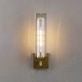 Luvent Crystal Pillar Sconce