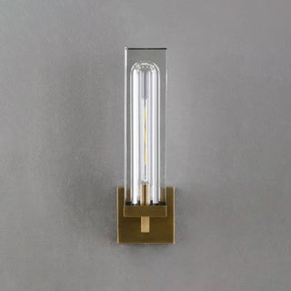 Luvent Crystal Pillar Sconce
