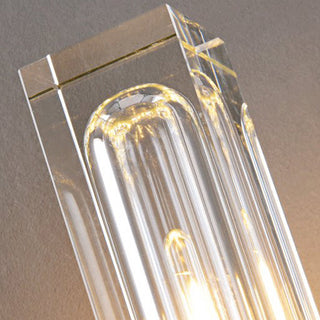 Luvent Crystal Pillar Sconce