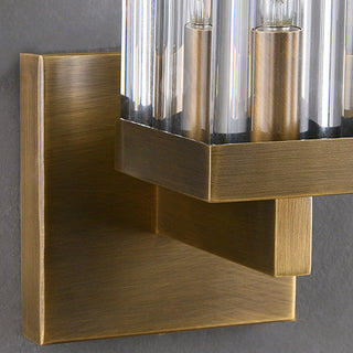 Luvent Crystal Pillar Sconce