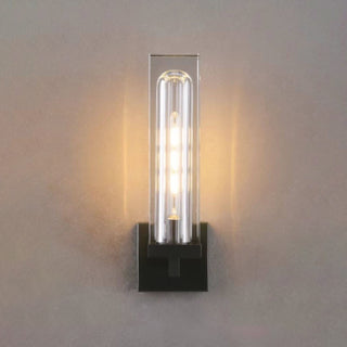 Luvent Crystal Pillar Sconce
