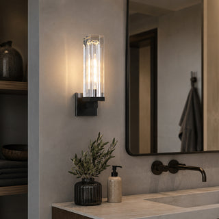 Luvent Crystal Pillar Sconce
