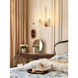 Lyra Butterfly Crystal Wall Sconce