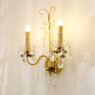 Lyra Butterfly Crystal Wall Sconce