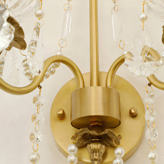 Lyra Butterfly Crystal Wall Sconce