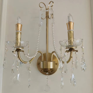 Lyra Butterfly Crystal Wall Sconce