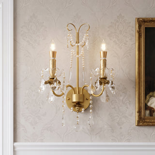 Lyra Butterfly Crystal Wall Sconce