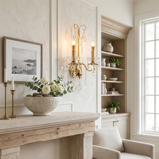 Lyra Butterfly Crystal Wall Sconce