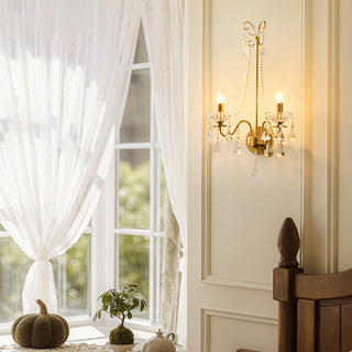 Lyra Butterfly Crystal Wall Sconce