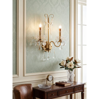 Lyra Butterfly Crystal Wall Sconce