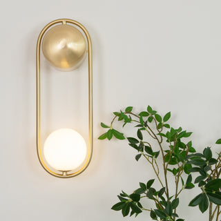 Lyrice Capsule Orb Sconce