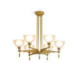 Lysandra Petal Glass Chandelier