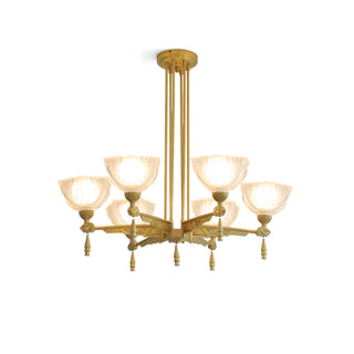 Lysandra Petal Glass Chandelier