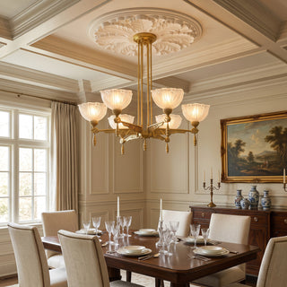 Lysandra Petal Glass Chandelier
