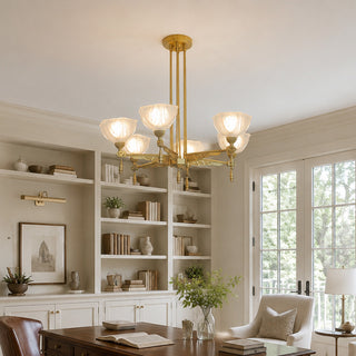Lysandra Petal Glass Chandelier