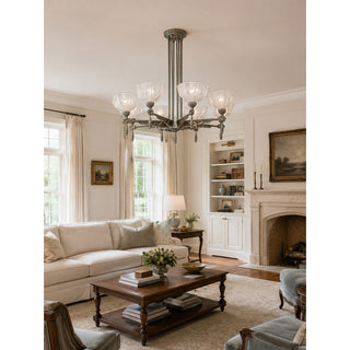Lysandra Petal Glass Chandelier